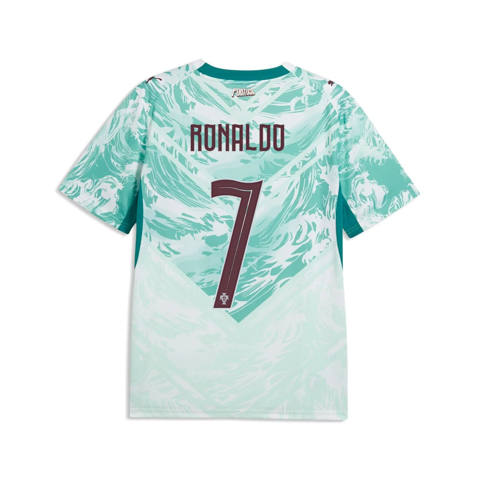 Portugal Special Edition Jersey Half Sleeve Round Neck & Premium Print (Mint Green Edition)